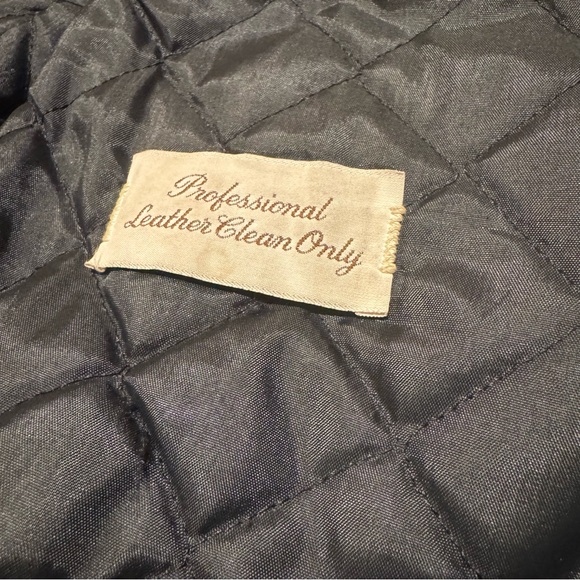 Vintage Excelled Fringe leather jacket Made In USA Quilt Lined Motorcycle - Picture 9 of 9